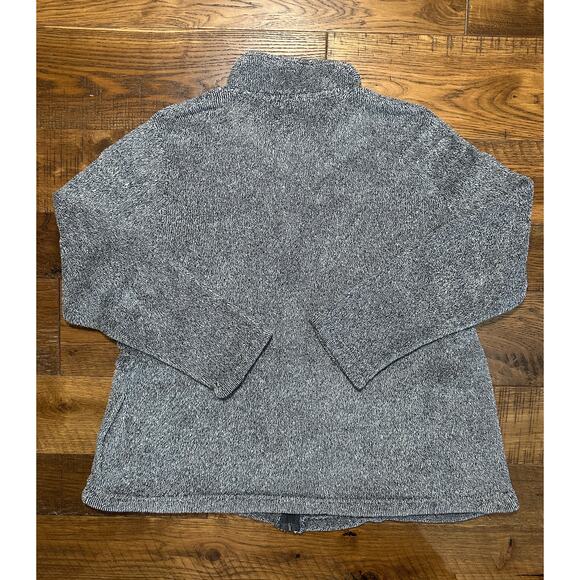 Vintage Stan Herman Navy and Gray Zip Up Jacket - Picture 2 of 4